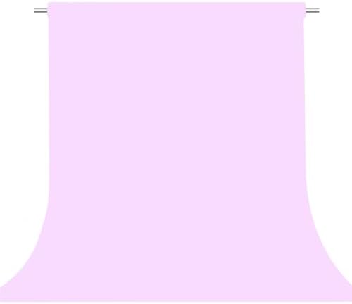 Light Purple Photography Backdrop for Photoshoot, Fabric 6x9ft by TERSUM