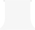 White Photography Backdrop for Photoshoot, Fabric 6x9ft by TERSUM