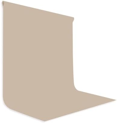 Beige Photography Backdrop for Photoshoot, Fabric 10x10ft by LYLYCTY