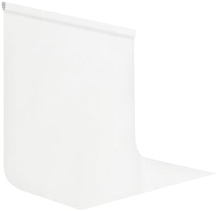 White Photography Backdrop for Photoshoot, Fabric 8x10ft by LYLYCTY