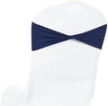 MDS Pack of 200 Spandex Chair Sashes Without Slider Buckles – Navy Blue by MDS