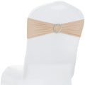 Pack of 250 Spandex Chair Sashes for Wedding Party & Event – Champagne Gold by MDS