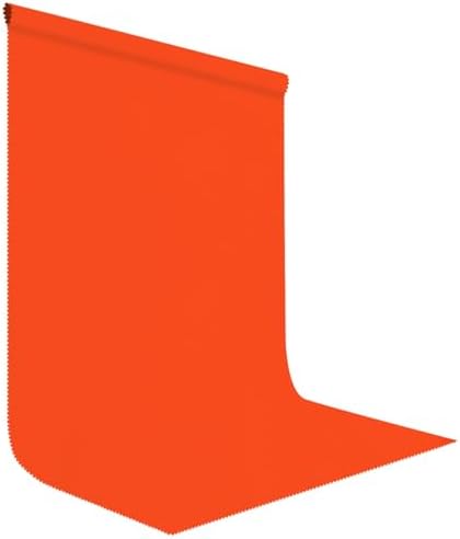 Orange Photography Backdrop for Photoshoot, Fabric 10x20ft by LYLYCTY
