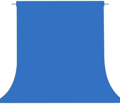 Royal Blue Photography Backdrop for Photoshoot, Fabric 8x10ft by TERSUM
