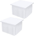 Smiry 2 Pack Spandex Elastic Fitted Table Cloth Skirt for 3FT Table by Smiry