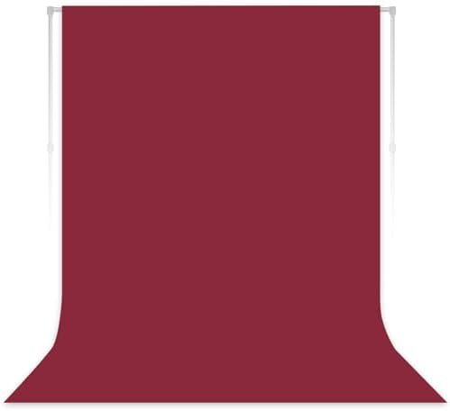 Burgundy Photography Backdrop for Photoshoot, Fabric, 7x10 FT by LYLYCTY