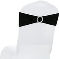 MDS Pack of 150 Spandex Chair Sashes for Wedding Party & Event – Black by MDS