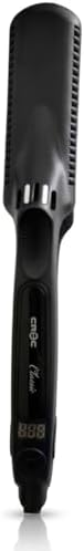 Croc Classic Black Flat Iron, Black Titanium Ceramic Plates, 1.5 Inch, 280-450°F, Dual Voltage by Unknown