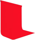 Red Photography Backdrop for Photoshoot, Fabric 10x20ft by LYLYCTY