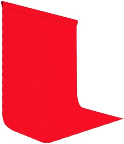 Red Photography Backdrop for Photoshoot, Fabric 10x20ft by LYLYCTY