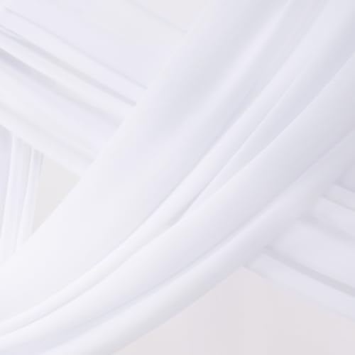 Wedding Arch Draping Fabric Sheer Chiffon Curtain Drape Wedding Party Decor - Image 3