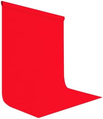 Red Photography Backdrop for Photoshoot, Fabric 6x9ft by LYLYCTY