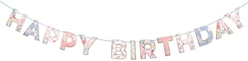 Meri Meri English Garden Birthday Banner (Pack of 1) - Image 3