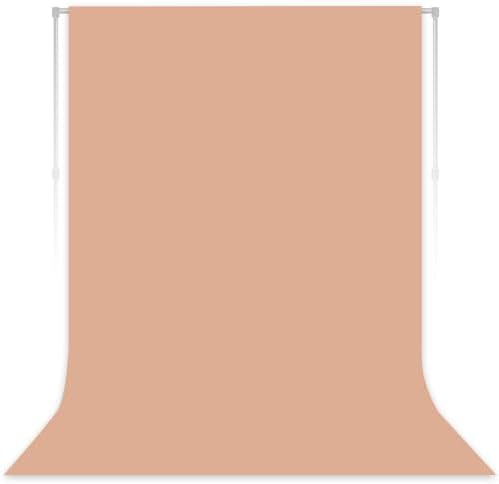 Nude Backdrop for Photoshoot, Professional Photo Backdrop Background Curtain for Product Photography, Portraits, Wedding, Party, Live Streaming Video Recording 10X10 FT (Background Only) by LYLYCTY