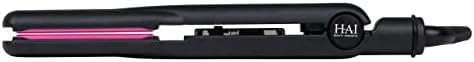 HAI Convertible Flat Iron Straightener for Women - Professional Ceramic with 5 Temperature Levels for All Hair Types - (Classic Pink) - Image 5
