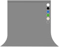 Gray Photo Backdrop for Photoshoot Solid Color Background 10x20 ft by Pksoiil