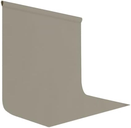 Grey Photography Backdrop for Photoshoot, Fabric 8x10ft by LYLYCTY