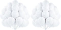 PartyWoo White Balloons 50pcs 12 Inch Latex Helium White Balloons (Pack of 2) by PartyWoo