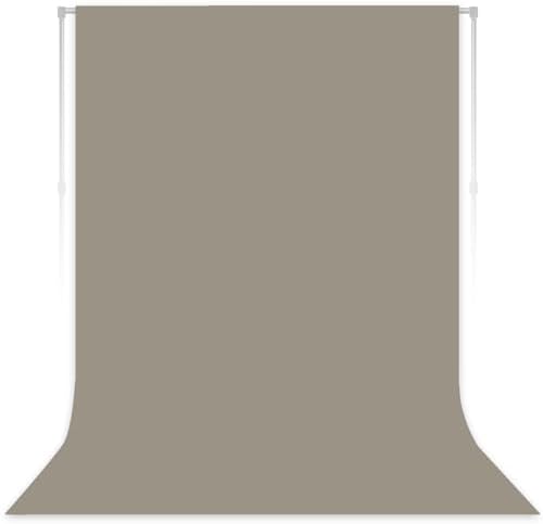 Grey Photography Backdrop for Photoshoot, Fabric, 8x10 FT by LYLYCTY