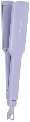 FoxyBae Flat Iron Hair Straightener - Sleek & Slay 1.75" Wide Plate Ceramic Flat Iron - Dual Voltage Portable Professional Hair Straightener Iron Hot Tools Locks in Moisture & Shine [Lavender] by FoxyBae