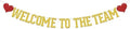 Welcome to The Team Banner - Welcome Banner for Office - The Office Party Decorations Gold by AETGDDS