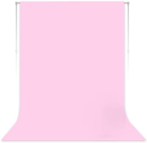 Pink Photography Backdrop for Photoshoot, Fabric, 7x10 FT by LYLYCTY