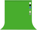 Green Screen Backdrop for Photoshoot Solid Color Background 6x9 ft by Pksoiil