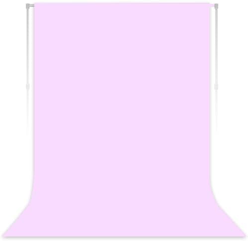 Light Purple Photography Backdrop for Photoshoot, Fabric, 5x7 FT by LYLYCTY