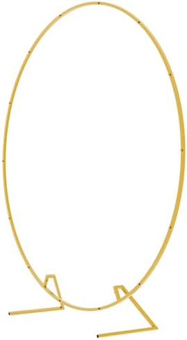 Wokceer Round Backdrop Stand 6FT Gold Metal Circle Balloon Arch Frame - Image 2