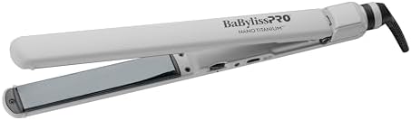 BabylissPRO Nano Titanium Ultra-Thin Hair Straightener, Professional Flat Iron, 5-Inch Extended Plates for Faster Straightening, for All Hair Types by Unknown