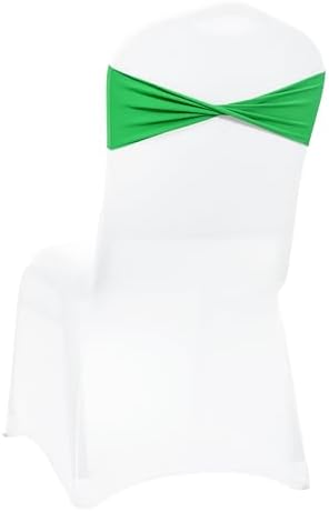 MDS Pack of 100 Spandex Chair Sashes Without Slider Buckles – Light Green - Image 5