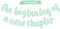 BEISHIDA Light Green Pre-Strung The Beginning of A New Chapter Banner by Beishida