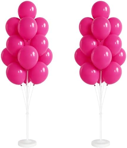 Balloon Column Kit for Floor Set 2 with Stand for Birthday Party Decor by IMISNO
