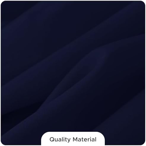 Fitable 8 Pack Navy Tablecloths 84 Inch Round for 36"-60" Tables - Image 3