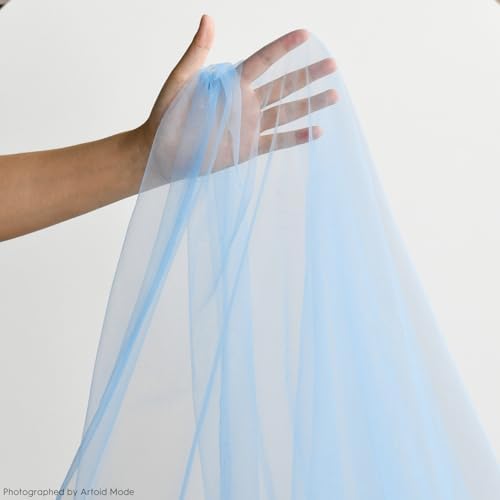 Artoid Mode 6PCS Dusty Blue Gauze Table Runner 120 Inch 10FT, Seasonal Sheer Kitchen Dining Holiday Wedding Birthday Baby Shower Table Decor for Home Party - Image 4
