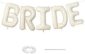 40 Inch Beige BRIDE Balloons Bachelorette Bridal Shower Party Decorations by Lingqiang
