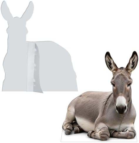 Nativity Donkey 6FT Life Size Cardboard Cutout, Xmas Decoration - Image 4