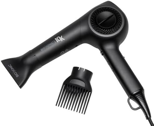 Bio Ionic 10X Ultralight Speed Hair Dryer with Adjustable Heat & Speed by Unknown