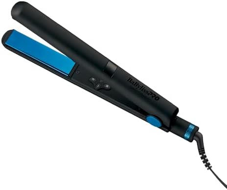 BaBylissPRO Nano Titanium Flat Iron Hair Straightener, Digital Flat Iron for Pro Salon Results, Styling Tool for All Hair Types by Unknown
