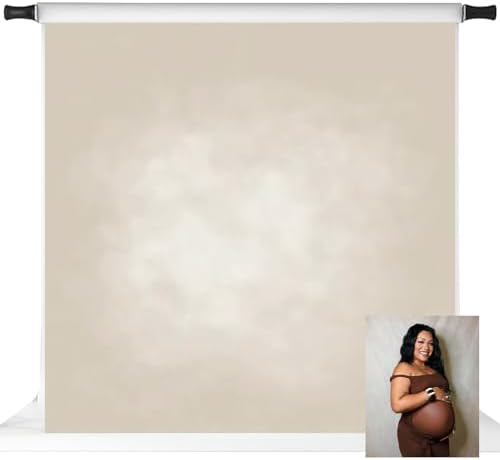 Kate Beige Photography Backdrops Abstract Photo Backdrop Poratrait Background for Photoshoot, 10x10ft by KateBackdropforPhotography