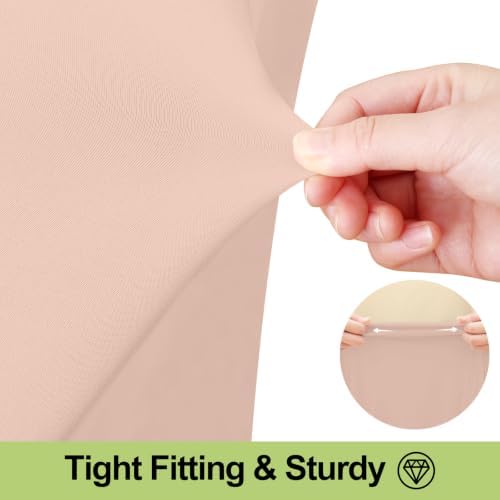 Smiry Spandex Elastic Fitted Table Cloth Skirt for 6FT Rectangle Table - Image 3