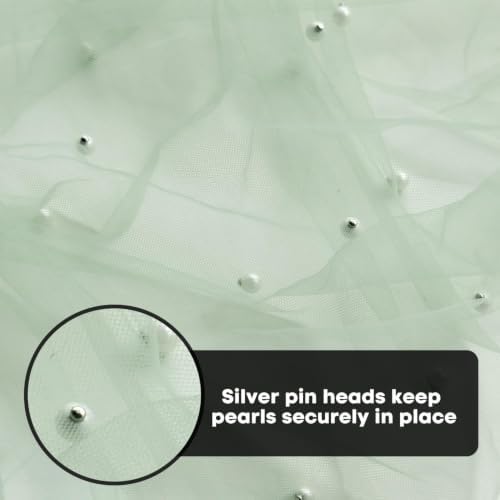 Artoid Mode 10-Pack Pearl Sage Green Gauze Table Runner 10FT Home Decor - Image 7