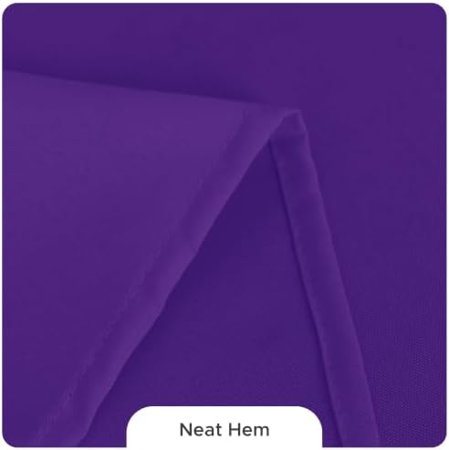 Fitable 8 Pack Purple Tablecloths 60x102 Inch for 6 Ft Rectangle Tables - Image 4