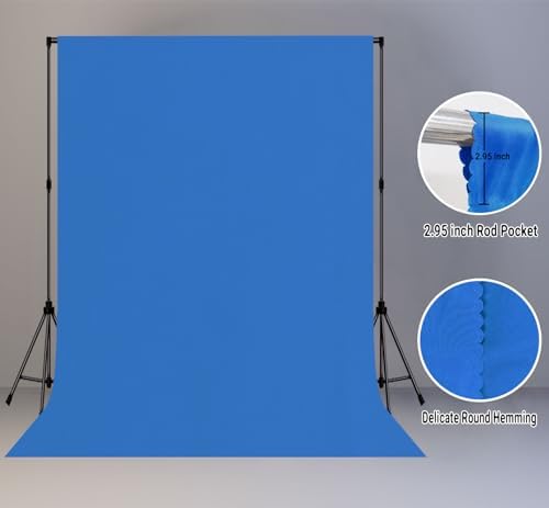 Royal Blue Photography Backdrop for Photoshoot, Fabric 10x20ft - Image 6
