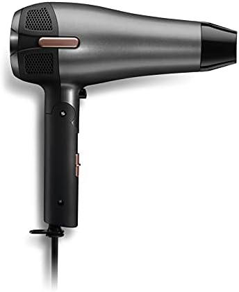 Andis 80280 Fold-n-go 1875 Watt Ceramic Ionic Dryer, Retractable Cord, Lightweight with Professional Blowout Results, Quick Drying Blow Dryer, Black/Silver - Image 2
