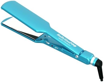 BabylissPRO Nano Titanium Ultra-Thin Hair Straightener, Professional Flat Iron, 5-Inch Extended Plates for Faster Straightening, for All Hair Types by Unknown