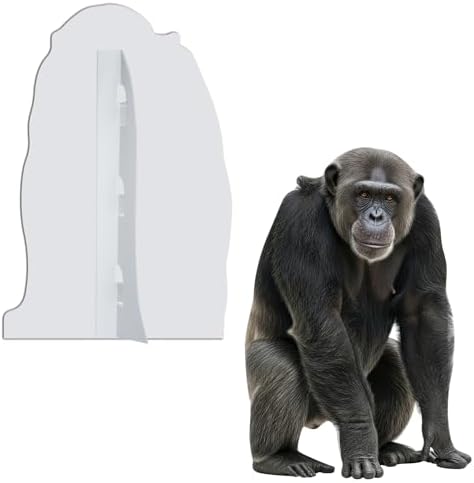 Silverback Gorilla 1FT Life Size Cardboard Cutout Standup, 1 PC - Image 4