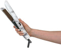 Aria Beauty 1" Infrared Marble Digital Straightener, Aria Beauty Flat Iron with Ionic Technology, Negative Ions Reduce Frizz, 3 Year Warranty by AriaBeauty