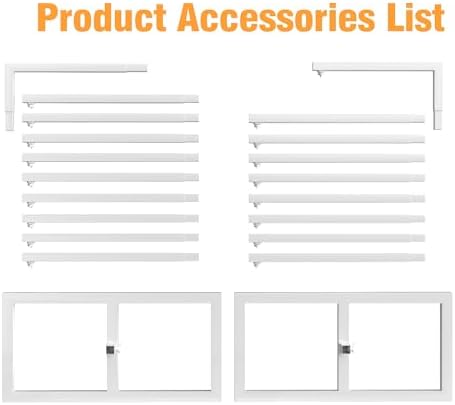 Heavy Duty Backdrop Stand, 8ft x 8ft, Adjustable Pipe and Drape Kit, White - Image 6