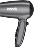 Conair Travel Hair Dryer, Dual-Voltage Compatibility, Folding Handle, 1875W by conair